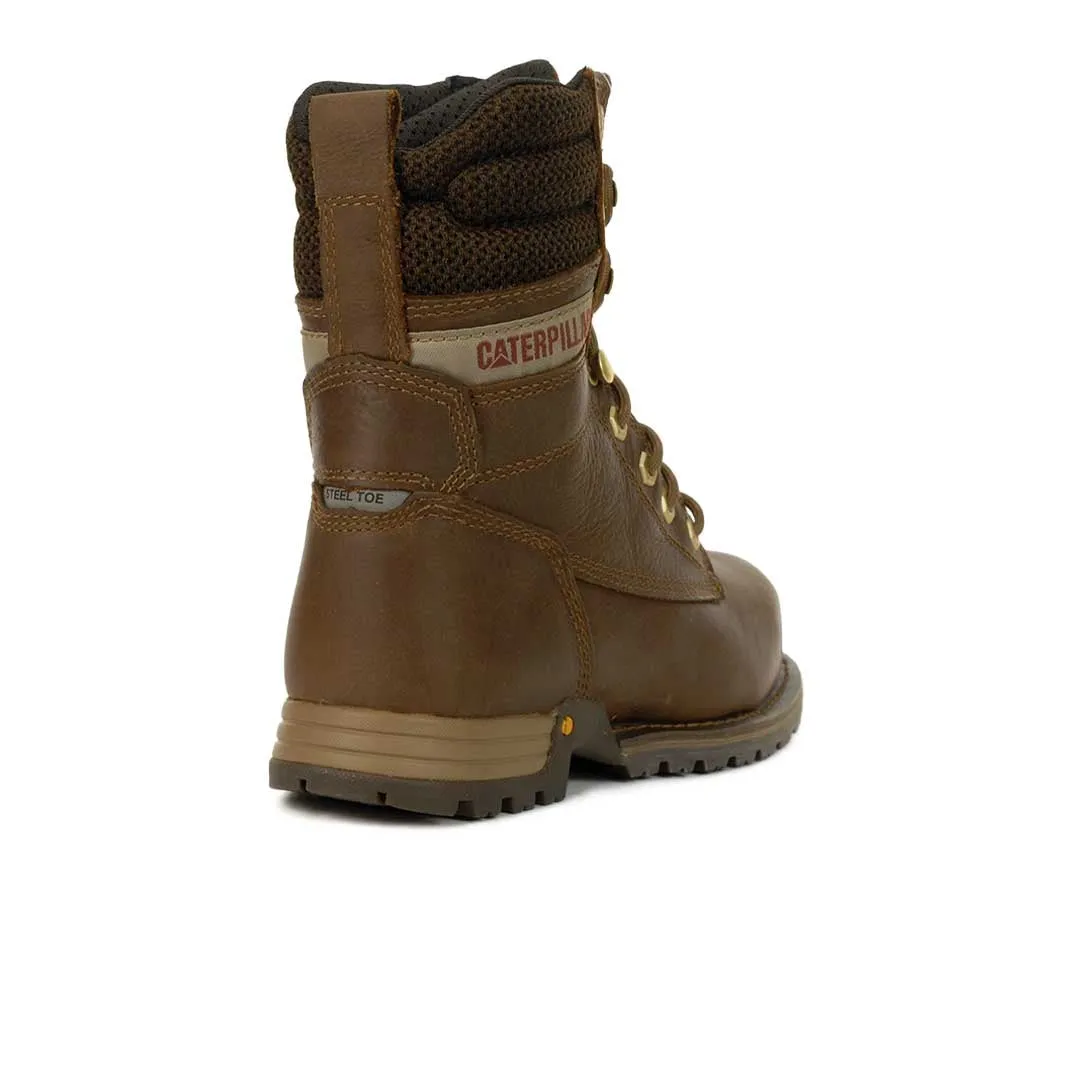 CAT (Caterpillar) - Women's Clover 8 Inch Steel Toe CSA Work Boots (P725683) Platform Combat Boots