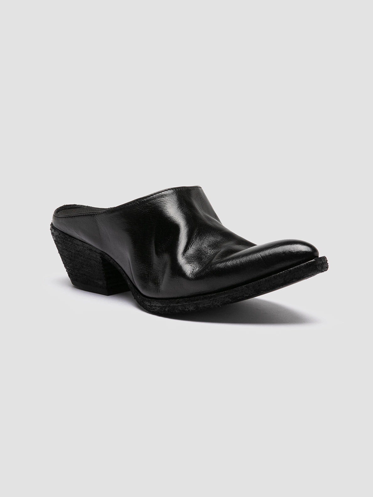 Vegan Sandals WANDA DD 101 - Black Leather Mule