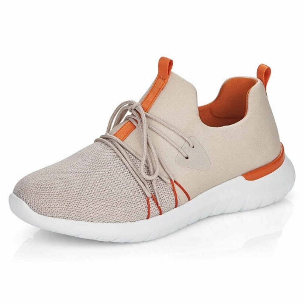 Training Shoes For Casual Wear Remonte R5700 Beige Sneaker (Women's)