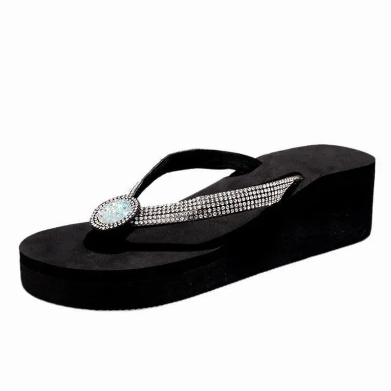 Sandals And Socks Casual Slipper Wedge Shoes