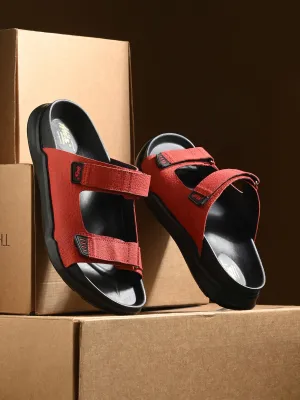 Harisson Red Leather Velcro Sliders Heritage Auction Ruby Slippers