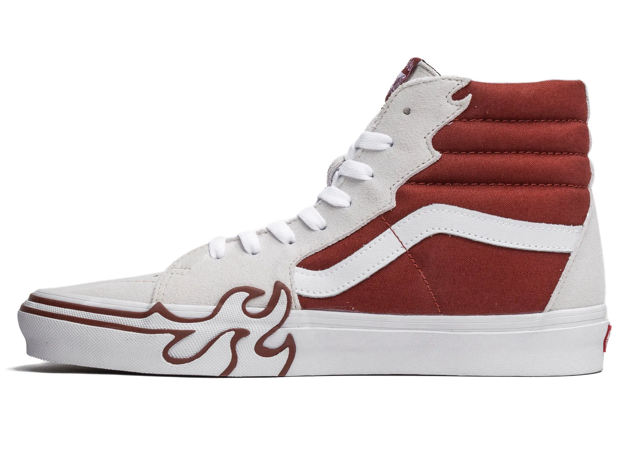 Crocodilely Casual Shoe Vans Sk8-Hi Flame