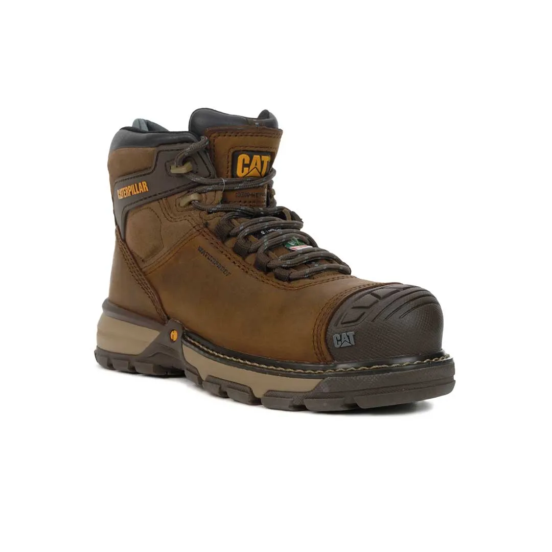 Safety Toe Rubber Boots CAT (Caterpillar) - Women's Excavator Superlite Waterproof Composite Toe Work Boots (P311736)