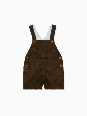 Best Shoes For Casual Runners Chocolate Brown Salma Corduroy Baby Dungarees