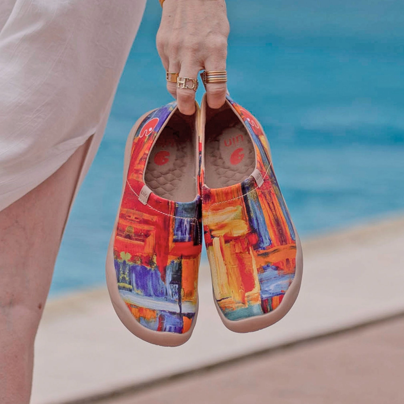 Color Brush Toledo I Women Handmade Casual Leather Shoes