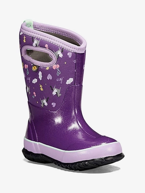 Classic Pegasus Purple (7c-5Y) Best Selling Rain Boots