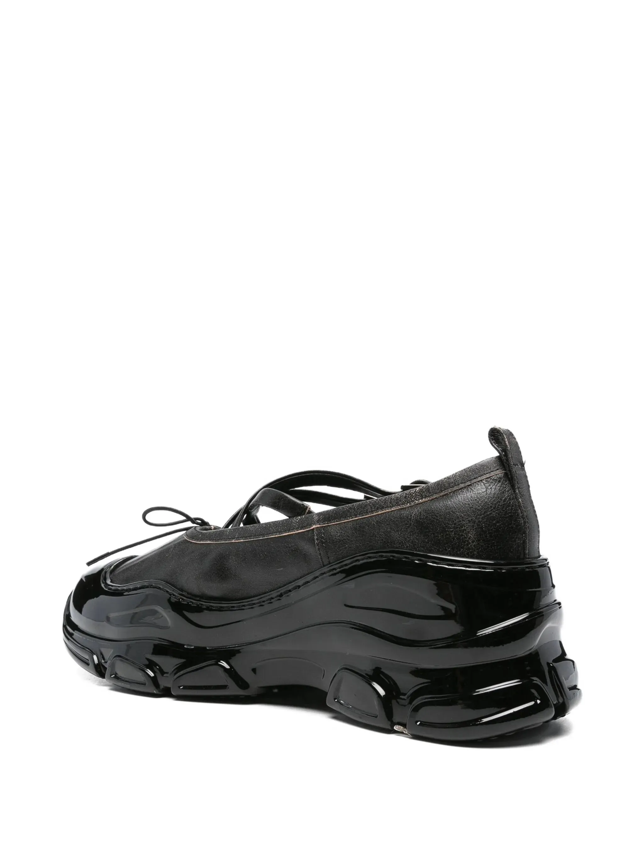 Best Training Shoes For Football Players cross-strap patent-toe sneakers