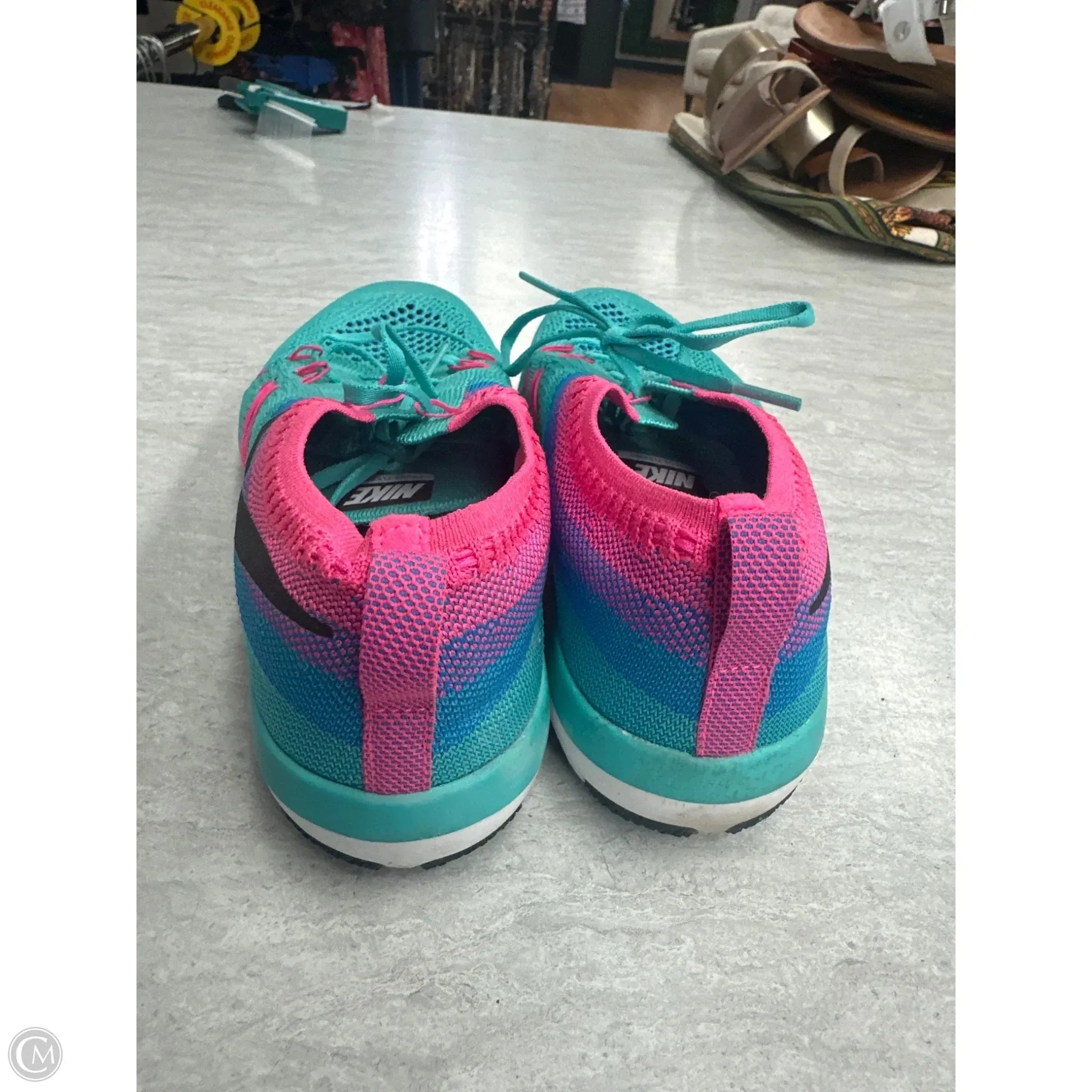 Shoes Athletic By Nike In Blue & Pink, Size: 8 Nike Shoes Mags