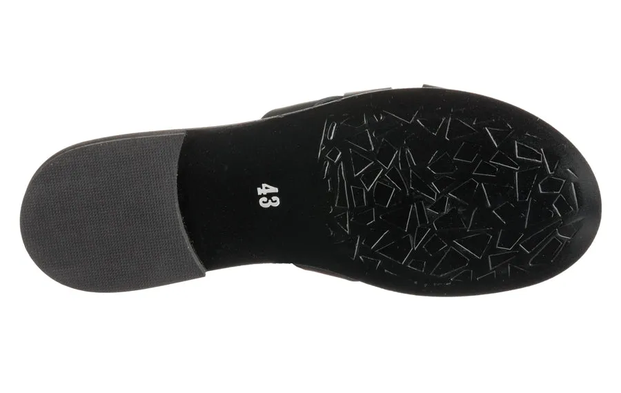 Gl Tidal Black Goose Down Slippers