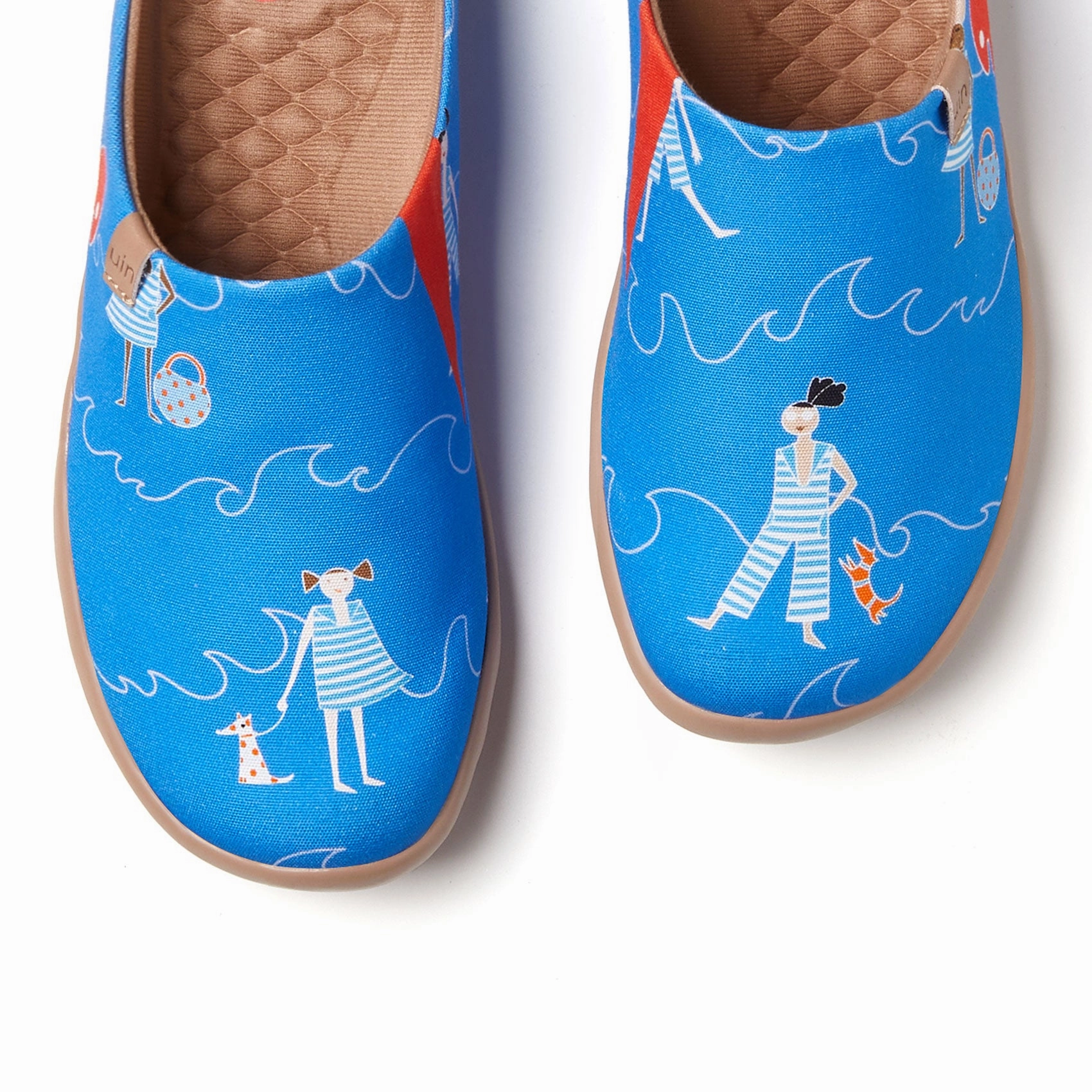 Coastal Walk with Pups 2 Malaga Women Fashionable Casual Shoes