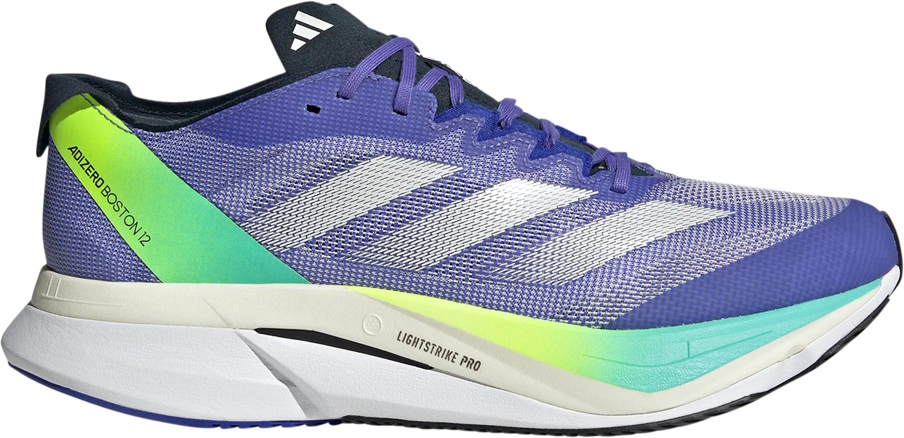 adidas Adizero Boston 12 Mens Running Shoes - Blue Train Shoes