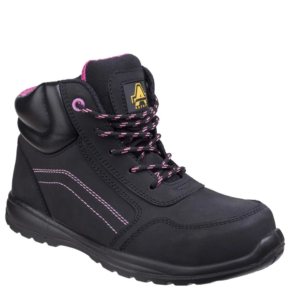 Amblers Safety AS601 Lydia Composite Safety Boot With Side Zip Boots With A Low Heel