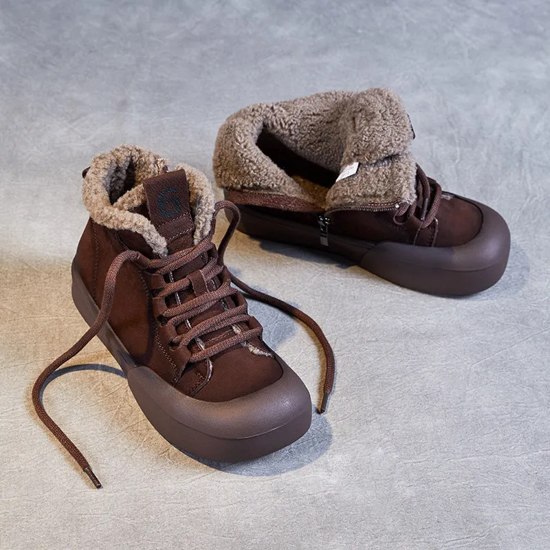 Silicone Rain Boots Women Winter Retro Warm Furred Flat Ankle Boots