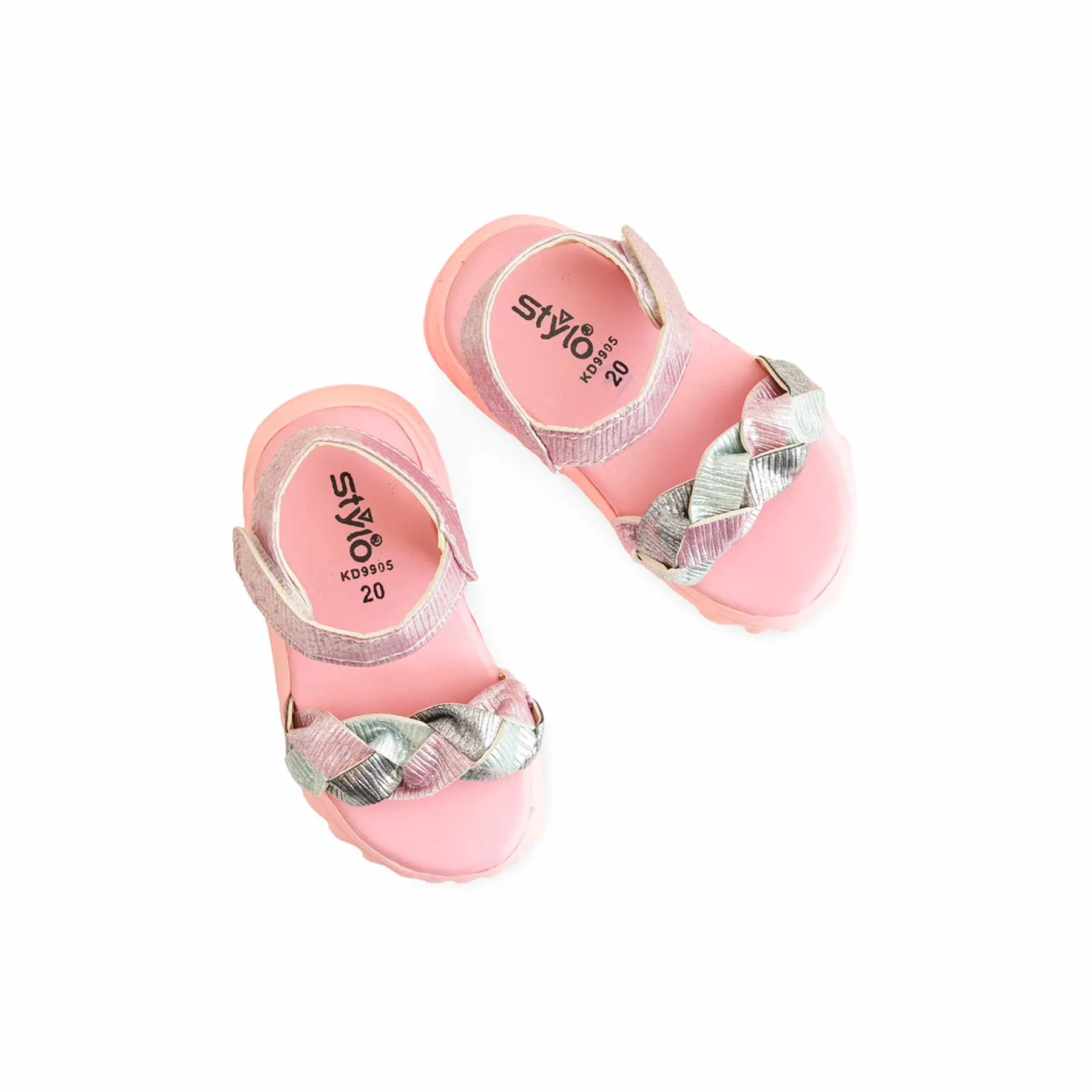 Sandals St.lucia Girls Pink Casual Sandal KD9905