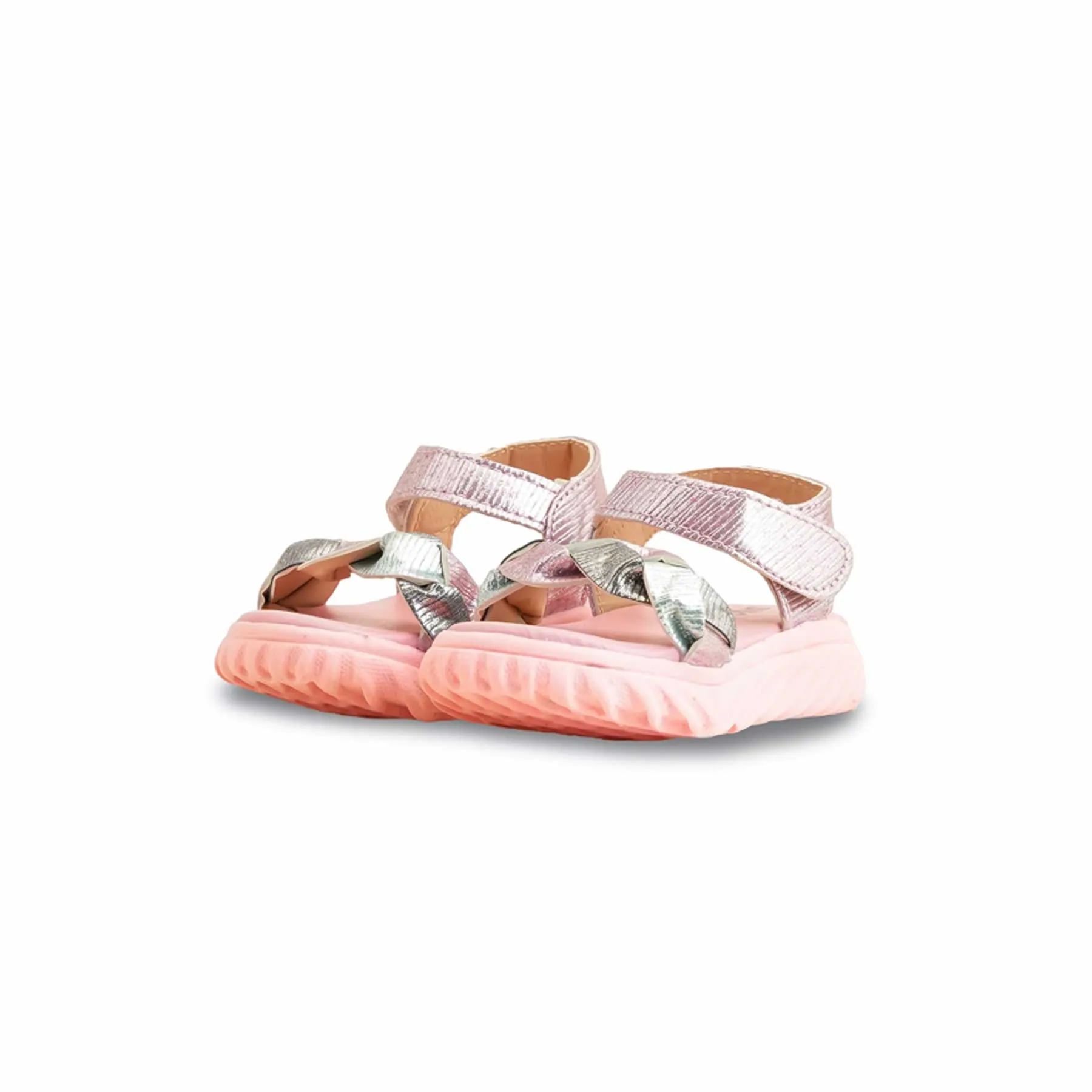 Girls Pink Casual Sandal KD9905