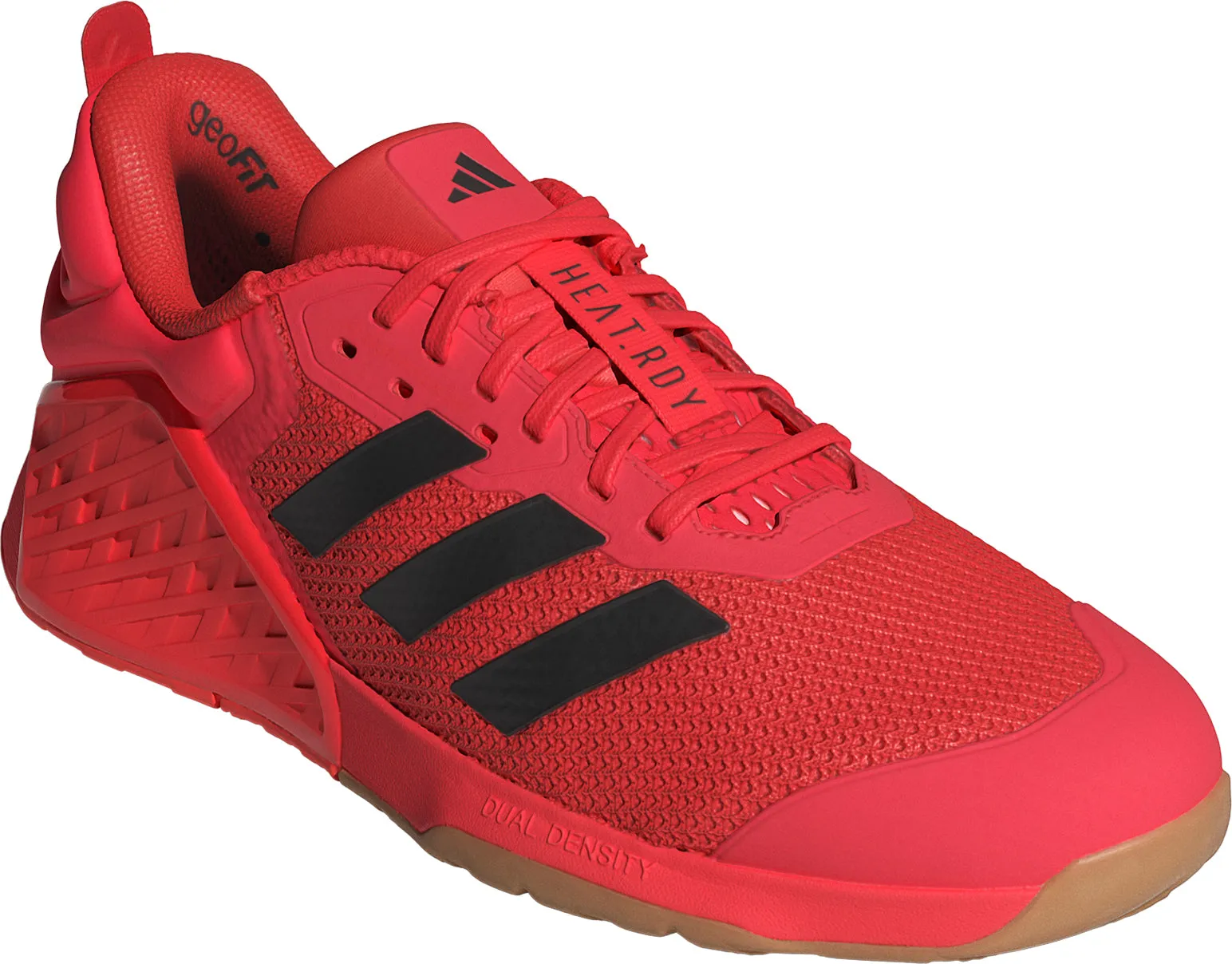 adidas Dropset 3 Mens Training Shoes - Red Wide Foot Training Shoes