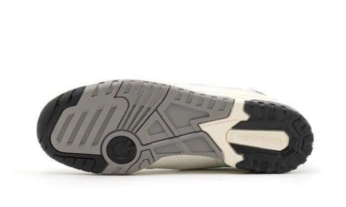 New Balance 550 Cream Black New Balance Kids Wide