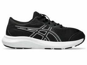 Asics Kid's Contend 9 Gs Black/White Running Shoes Purchase Asics Shoes