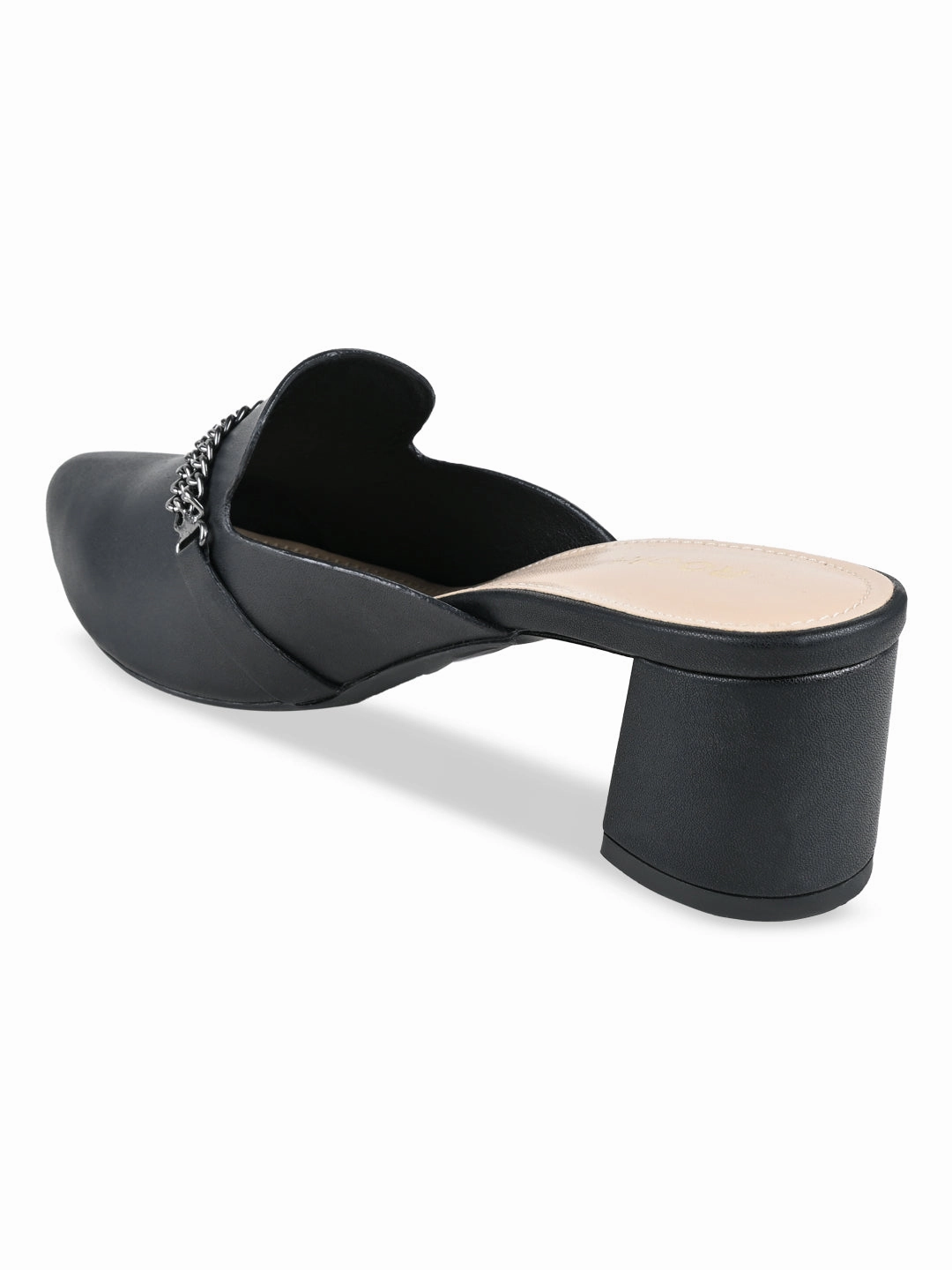 Best Basketball Shoes 2017 Rocia By Regal Black Women Chain Embellished Mules