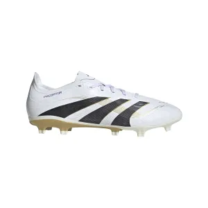adidas Predator League FG Firm Ground - Ftwr/Core Black/Gold Met Rip It Soccer Cleats