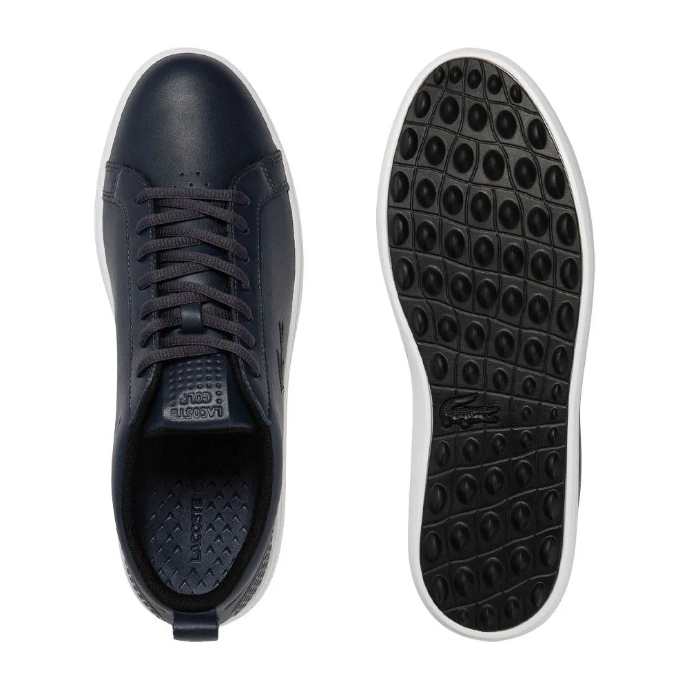 Code Chaos Golf Shoes Lacoste G Elite Synthetic Spikeless Golf Shoes Navy/White - 23 Men