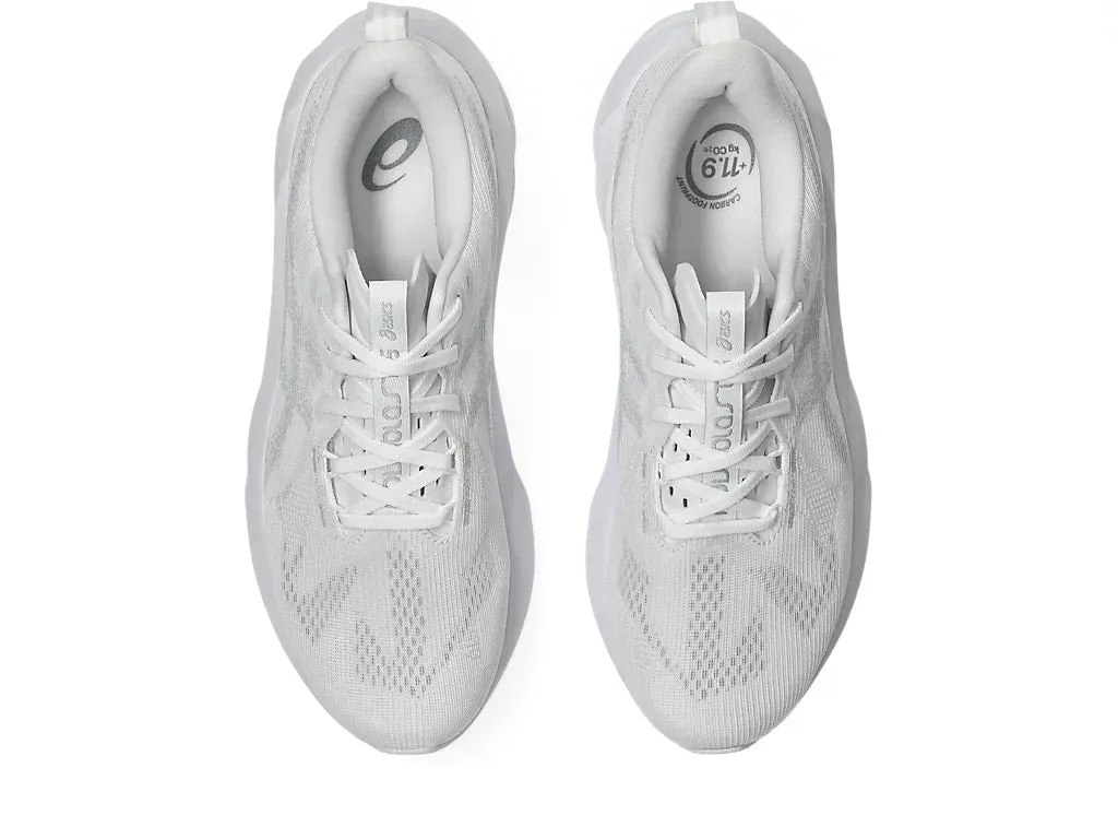 Asics Igs Running Shoes Men's Asics Novablast 5 - White/Piedmont Grey