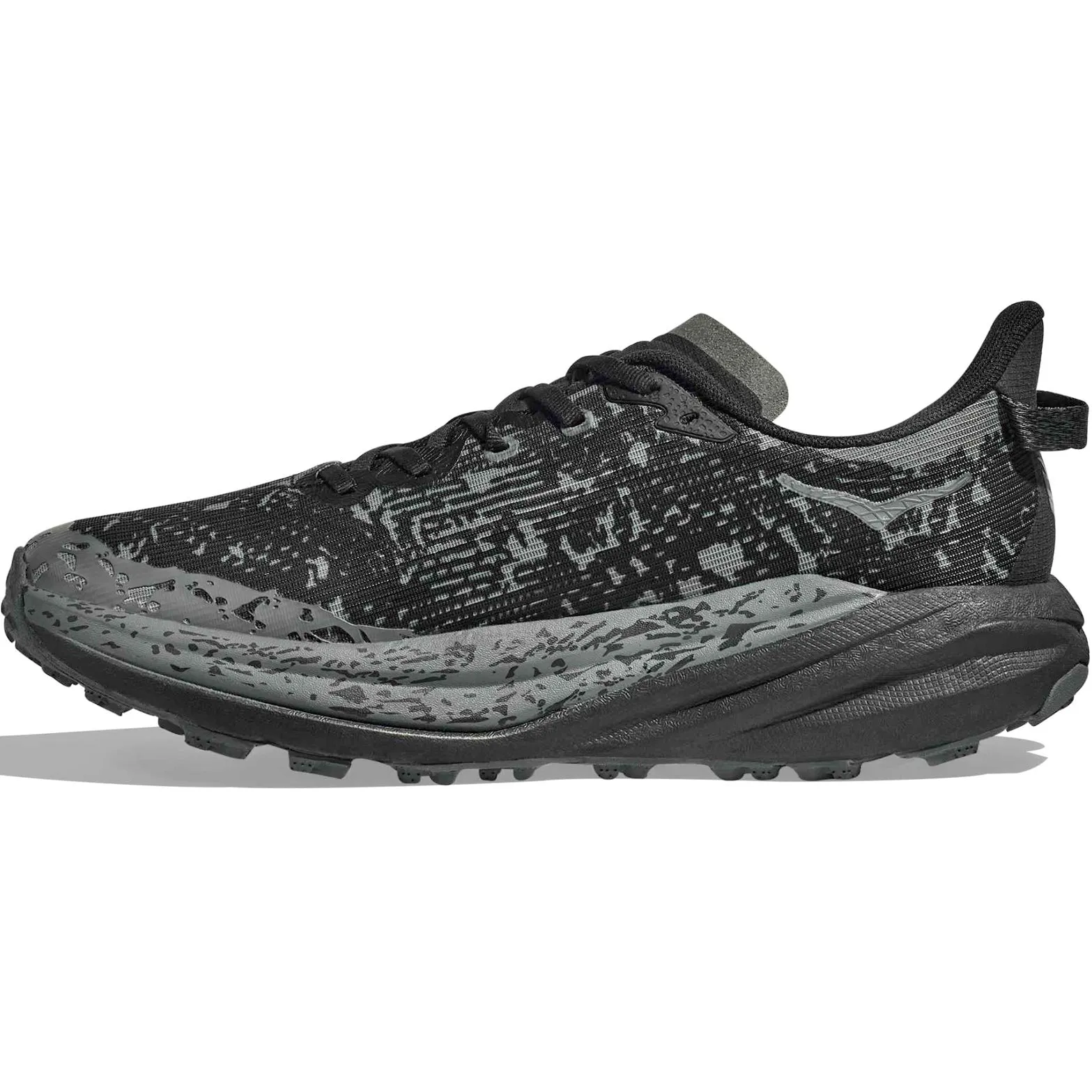 Shoes Sport Chek Men's Speedgoat 6 GORE-TEX Wide Fit Trail Running Shoes Black / Outer Orbit