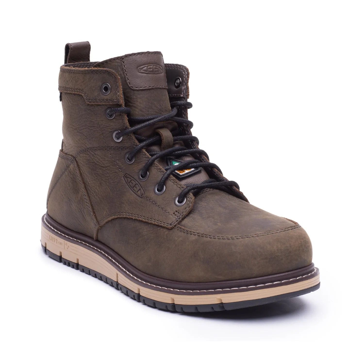 Dude Boots Keen Utility's San Jose Waterproof Men's 6" Aluminum Toe Work Boots - 1023250