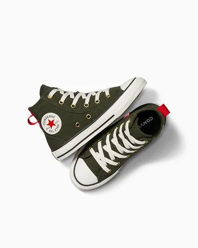 Mid Casual Shoes Converse Kids All Star Hi Mfg Green Shoes