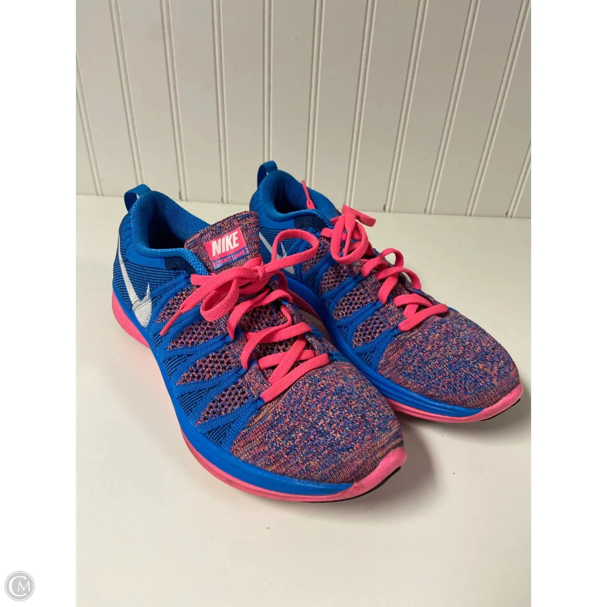 New Style Nike Shoes Shoes Athletic By Nike In Blue & Pink, Size: 8.5