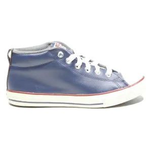 Minimal Training Shoes CONVERSE Chuck Taylor All Star Boys Leather High Top Trainers Blue UK 5 Casual