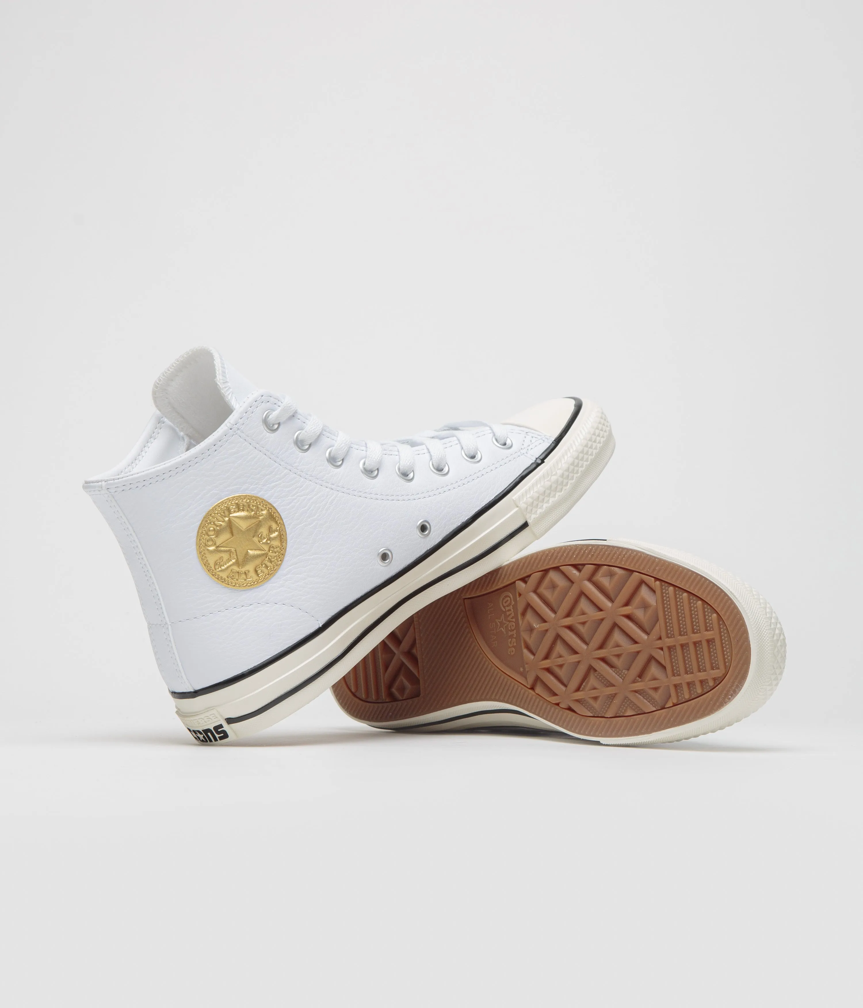 Converse CTAS Pro Hi Shoes - White / Gold / Egret Casual Temu Shoes