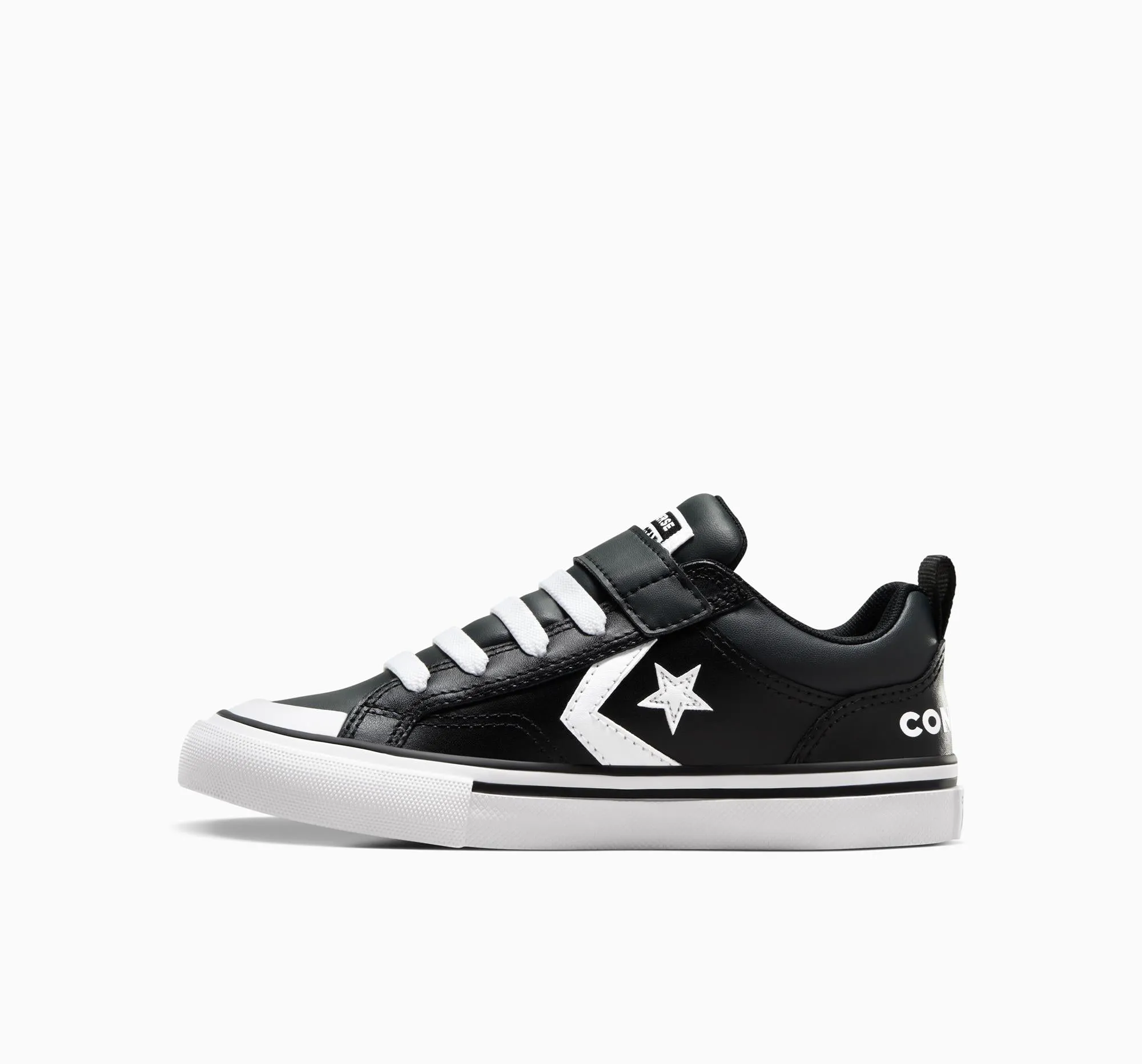 Casual Dress Tennis Shoes Converse Kid's Pro Blaze Black/White Sneaker Shoes