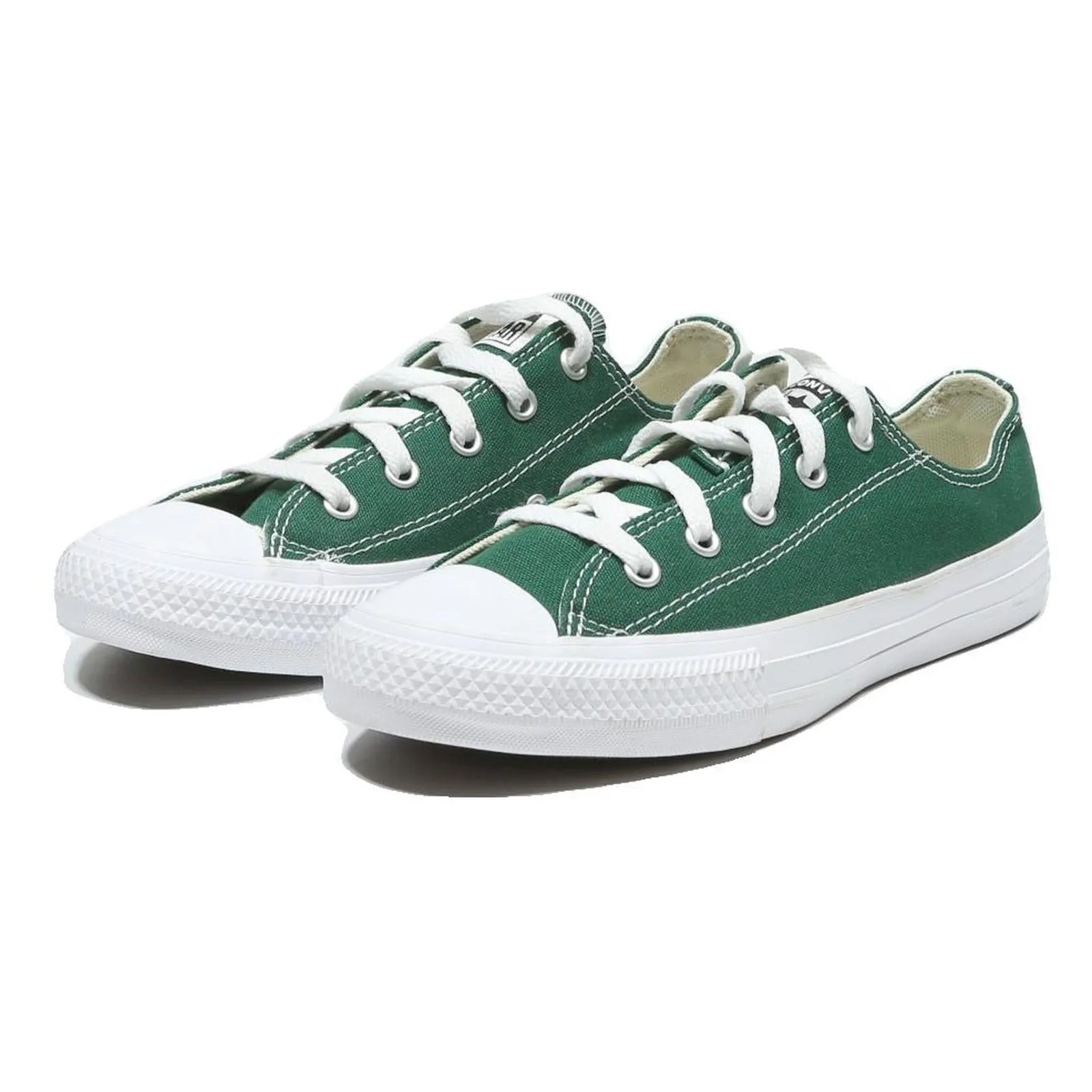 Best Cross Training Shoes For Narrow Feet CONVERSE Low Top Girls Trainers Green & White Canvas UK 3 Lightweight Casual