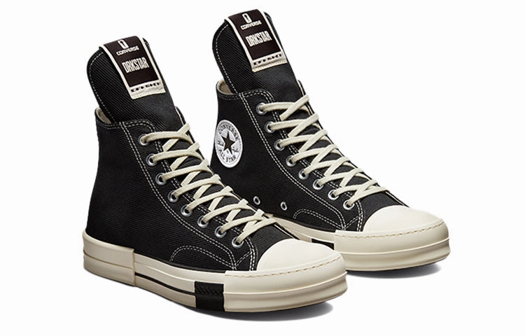 Converse Drkstar Hi Rick Owens Drkshdw Black Egret Casual Shoes To Wear With Suits