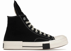 Casual Looking Cycling Shoe Converse Drkstar Hi Rick Owens Drkshdw Black Egret