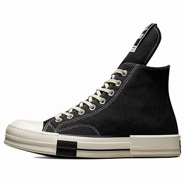 Business Casual Platform Shoes Converse Drkstar Hi Rick Owens Drkshdw Black Egret