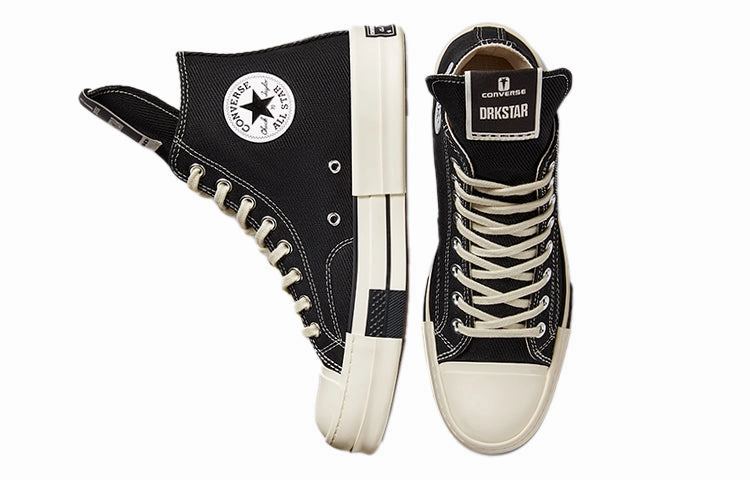 Converse Drkstar Hi Rick Owens Drkshdw Black Egret Casual Shoes 21911 Zip Code