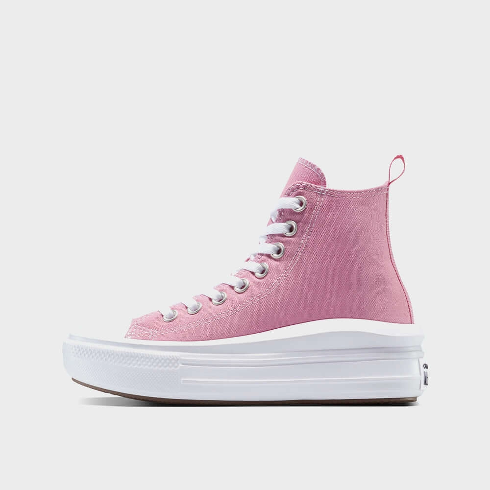 Court Royale 2 Mid Casual Shoes Converse Youth All Star Move Platform High Top Sneakers Pink