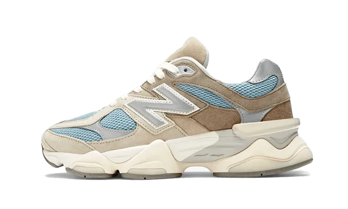 All White New Balances New Balance 9060 Mushroom