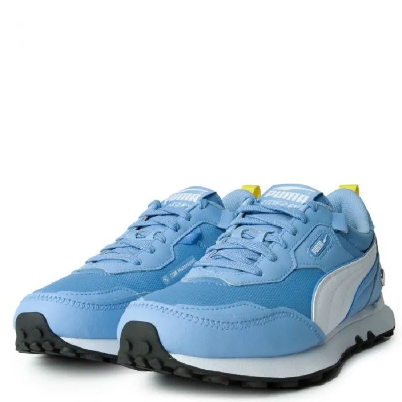 Puma Men's BMW Motorsport Rider FV AC Shoes - Day Dream Blue / White / Yellow Puma Turin Shoes