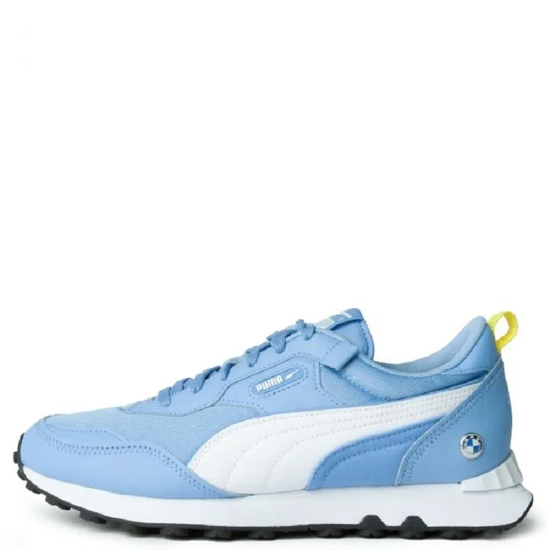 Puma Men's BMW Motorsport Rider FV AC Shoes - Day Dream Blue / White / Yellow Puma Shoes Jd Sports
