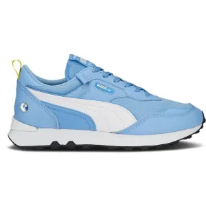 Puma Shoes Under 2500 Puma Men's BMW Motorsport Rider FV AC Shoes - Day Dream Blue / White / Yellow
