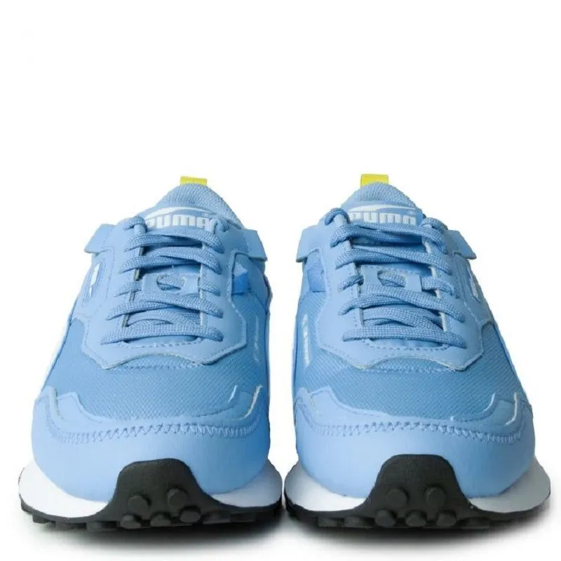 Puma Men's BMW Motorsport Rider FV AC Shoes - Day Dream Blue / White / Yellow Puma X Lafrance Amour Shoe