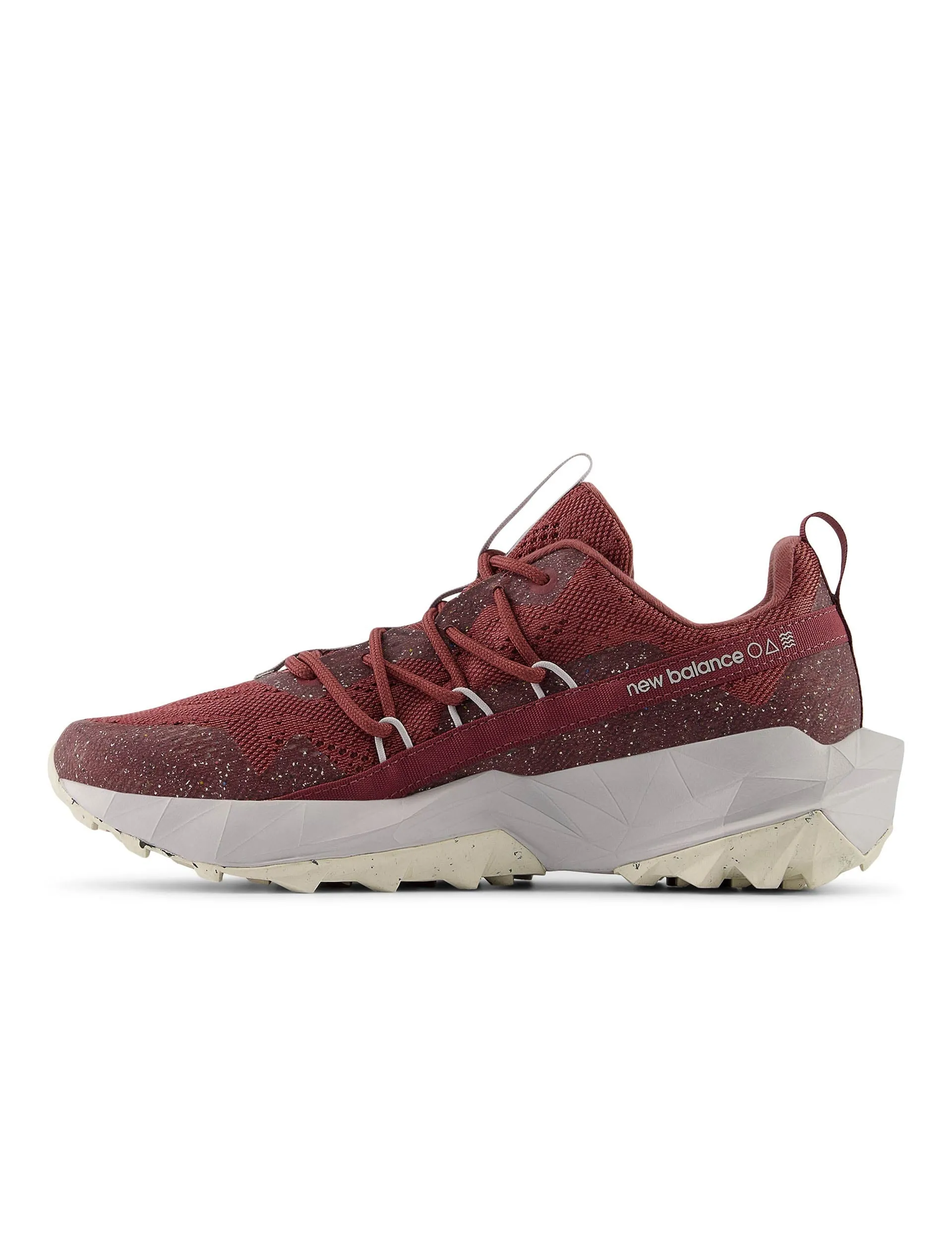 Tektrel Shoes - Washed Burgundy New Balance Men's 574 White