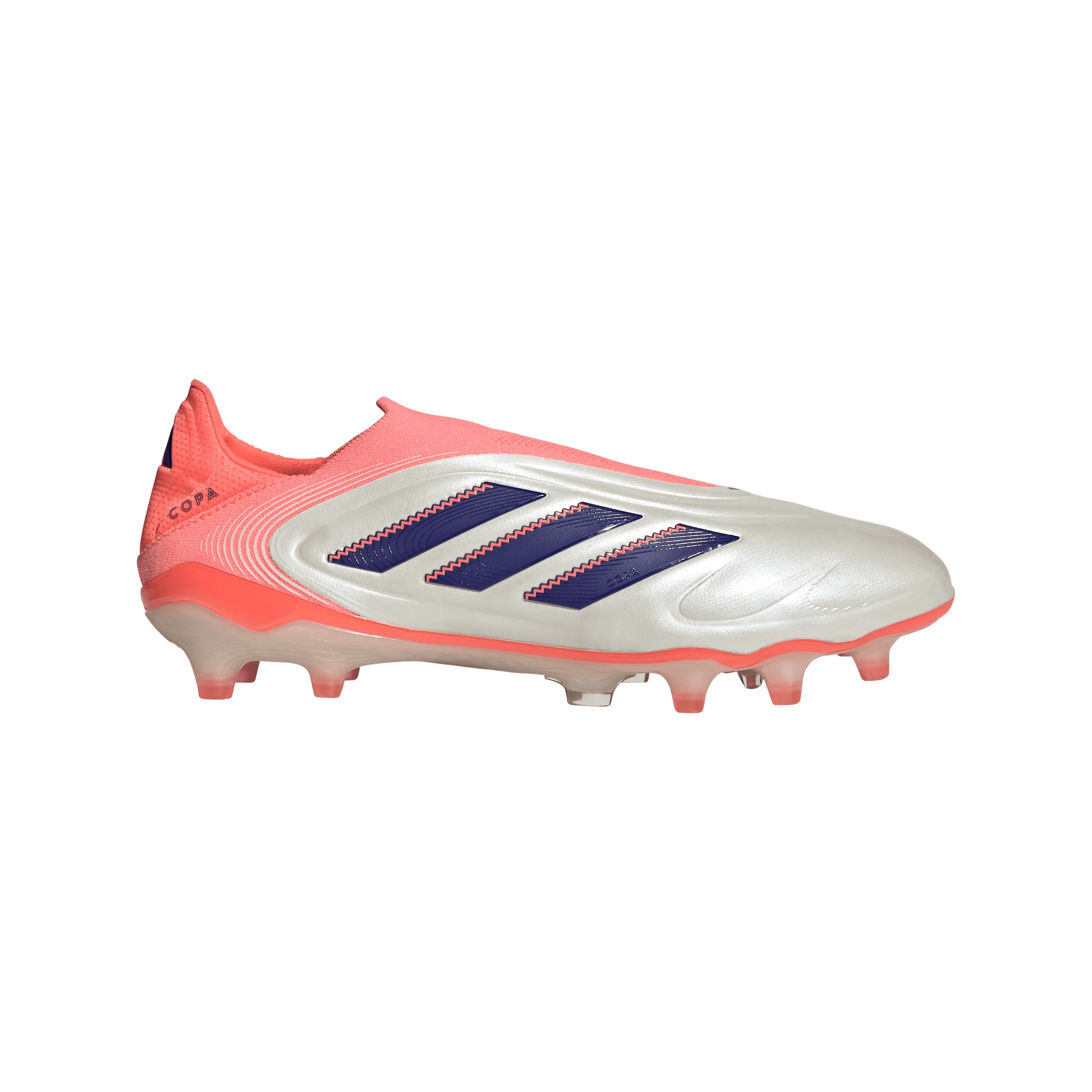 Copa Pure 3 Elite Laceless FG - Coral Blaze Pack (JS0650) Luna Soccer Cleats