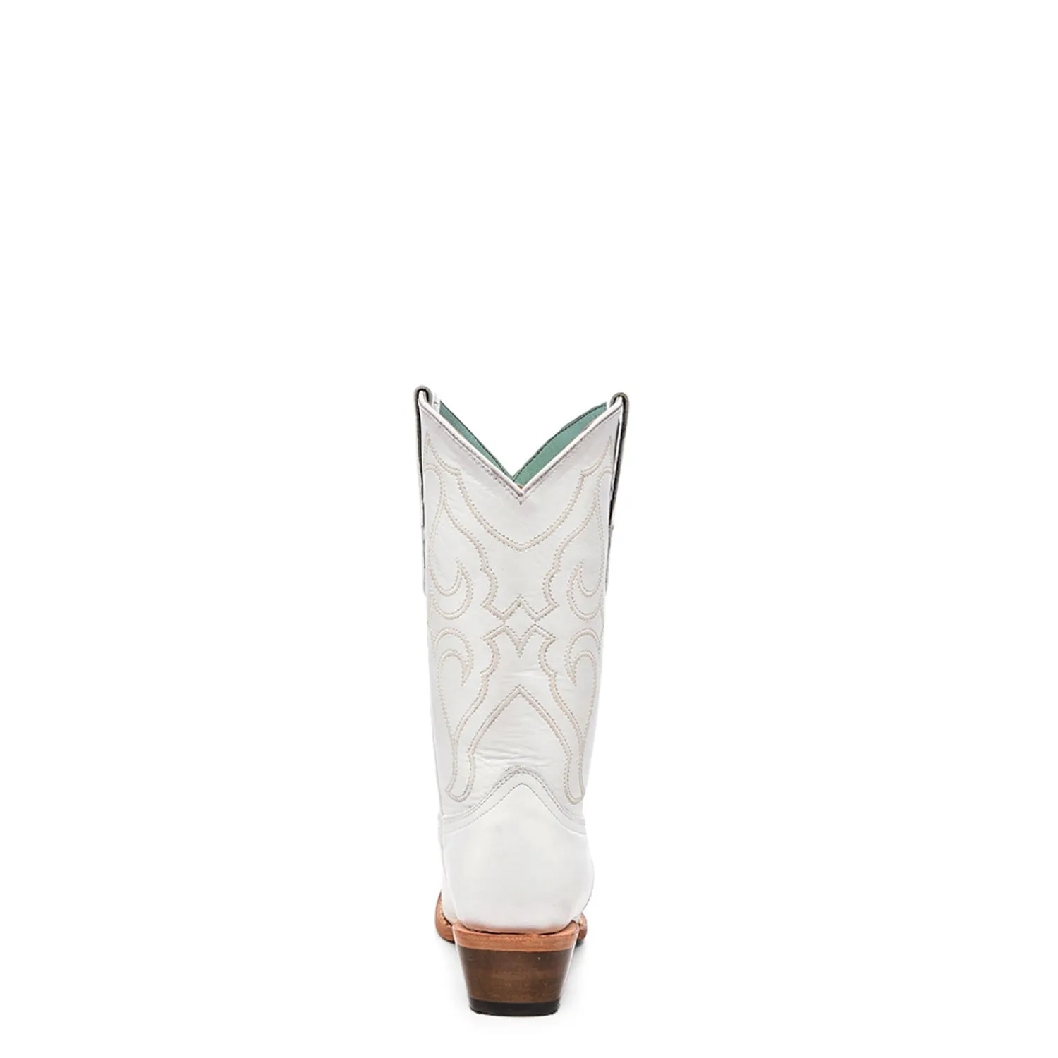 Rubber Boots Hunter Corral Youth Girls Teen Embroidery Snip Toe White Cowhide 11in Cowboy Boots