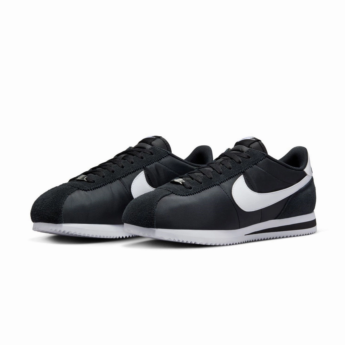 Cortez TXT 'Black White' Nike Shoes For Flat Footed