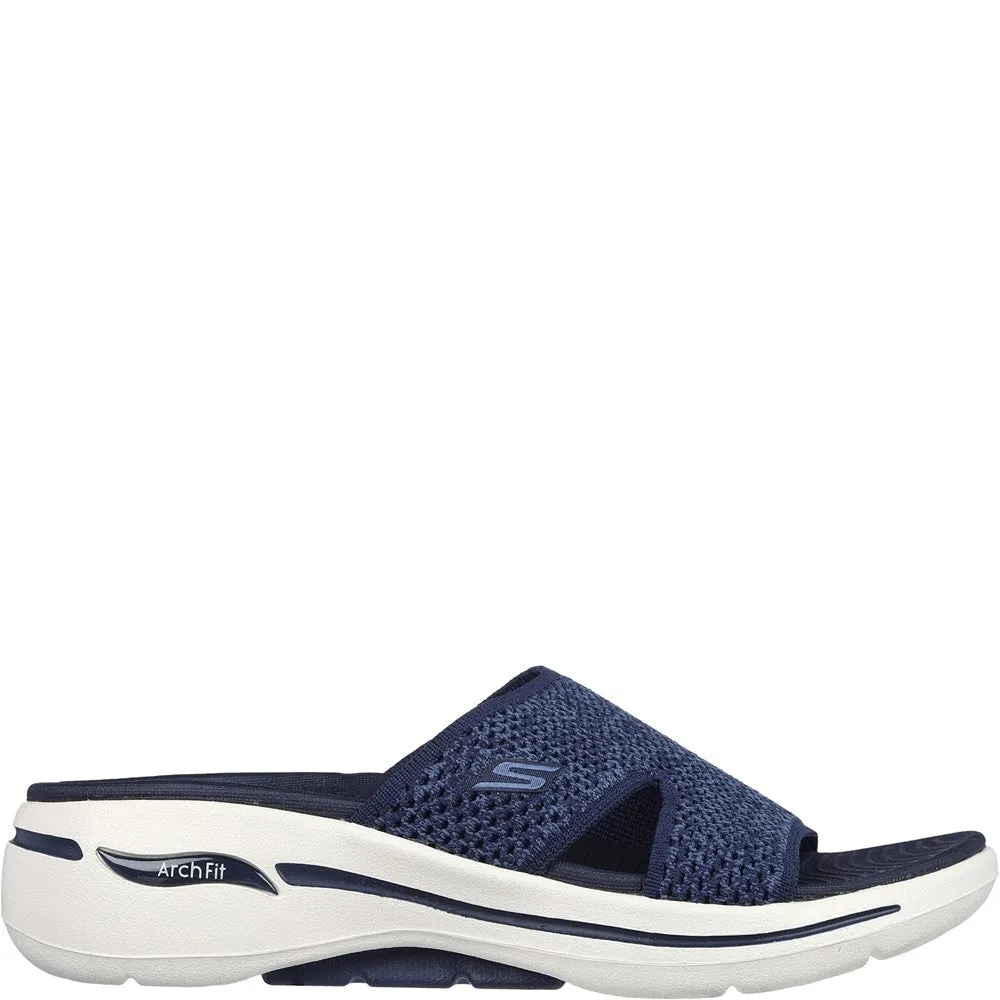 Skechers Go Walk Arch Fit Sandal Joyful Mule Dog With Slippers