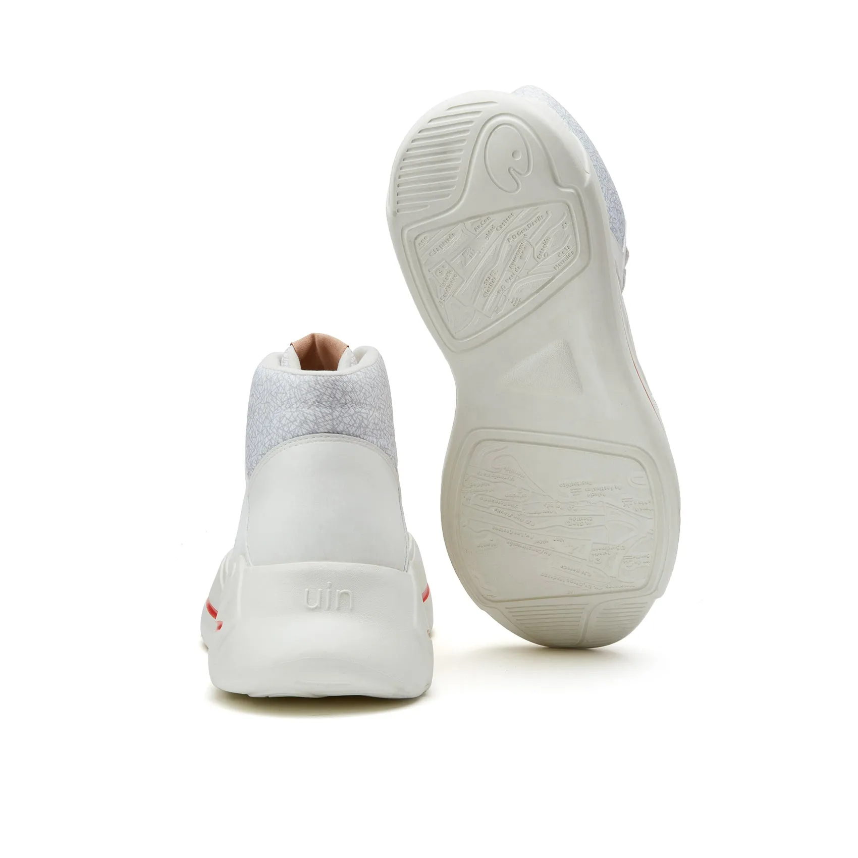 Old School Skate Shoes Creamy White Santander III Men